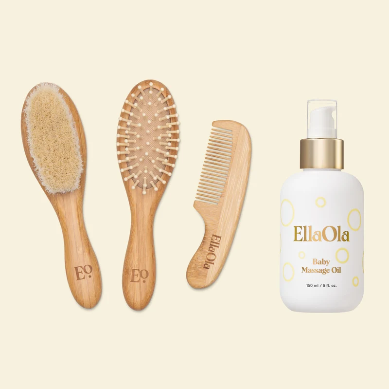 The Brush & Oil Cradle Cap Duo
