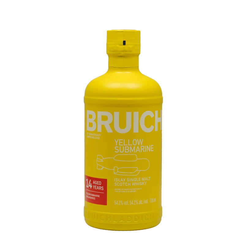 Bruichladdich 14 Year Old Whisky Yellow Submarine Reclassified 54.2%