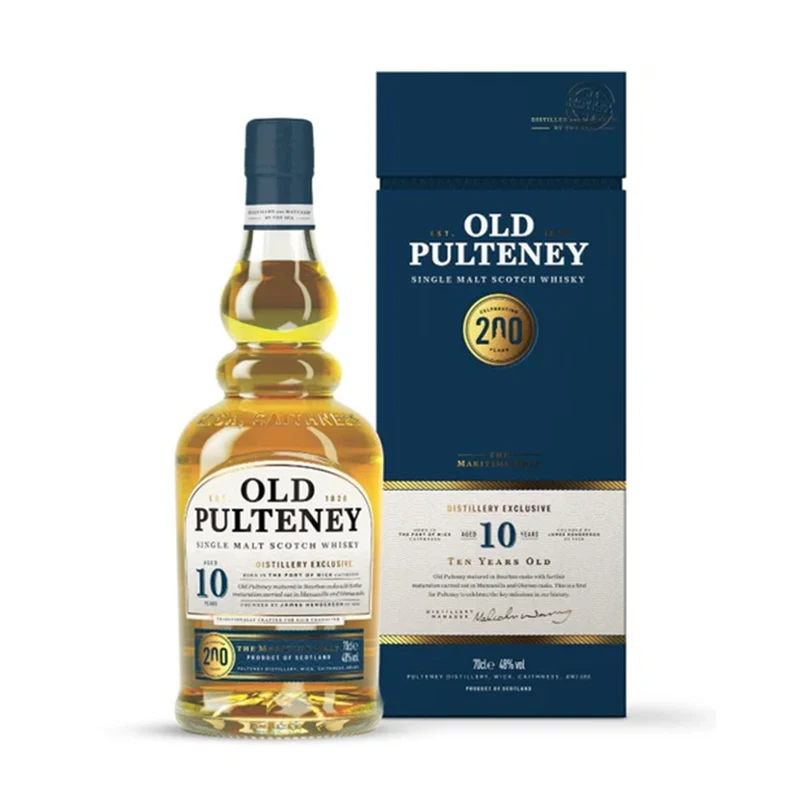 Old Pulteney 10 Year Old 200th Anniversary Distillery Exclusive Single Malt Whisky 48%