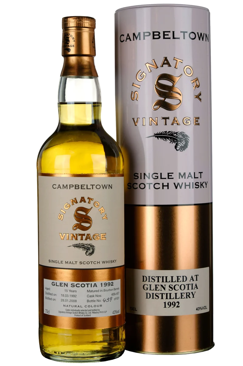 Glen Scotia 1992-2008 | 15 Year Old Signatory Vintage Casks 406+407