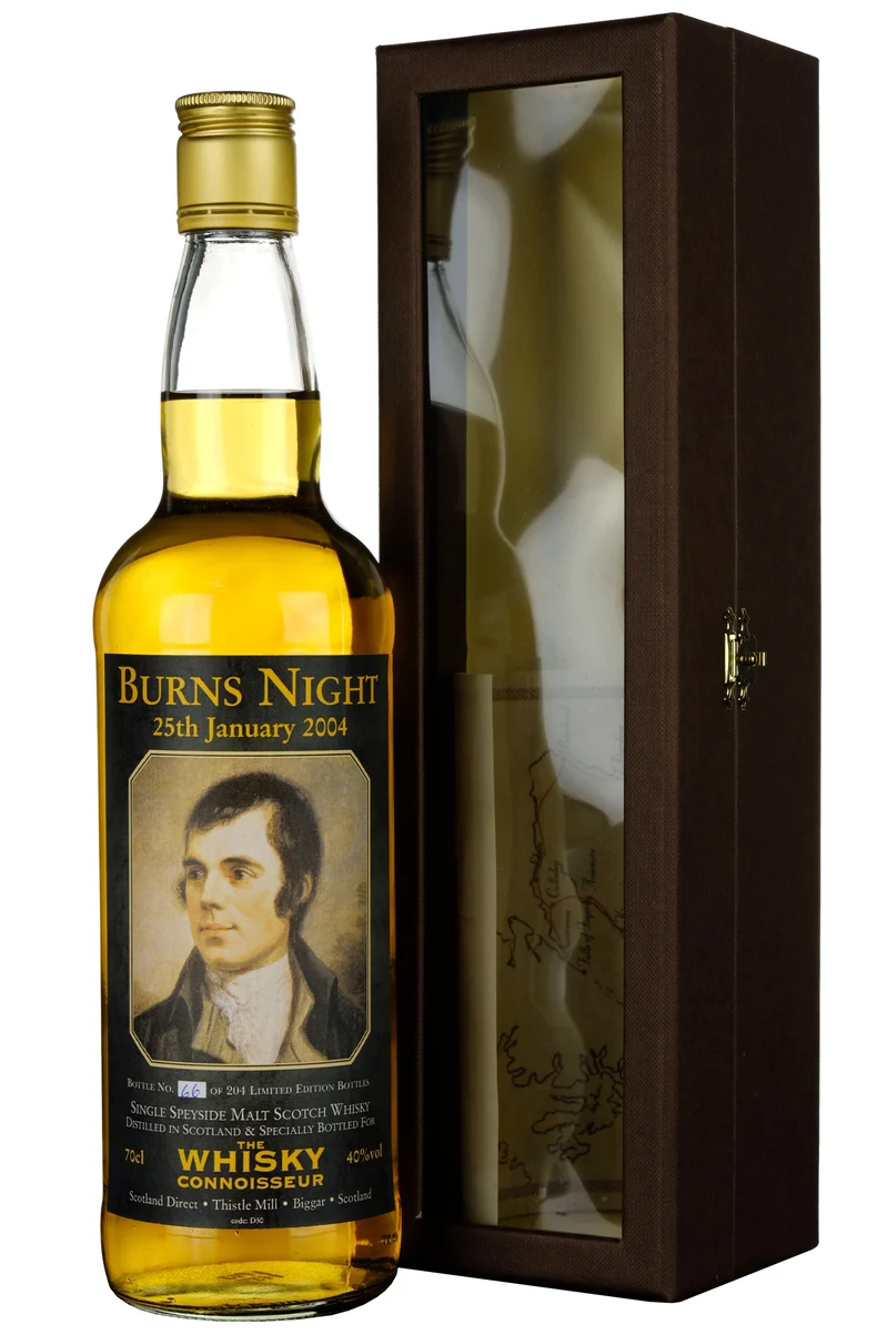 Burns Night 25th January 2004 The Whisky Connoisseur Speyside Single Malt Scotch Whisky