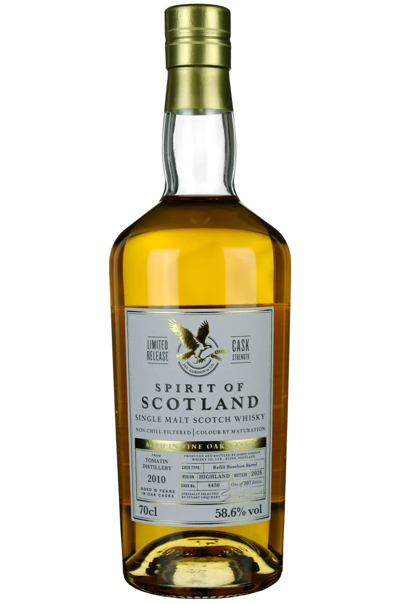 Tomatin 2010-2026 | 15 Year Old Spirit Of Scotland Single Cask 4450