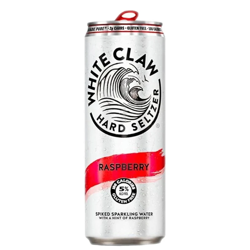 White Claw Hard Seltzer Raspberry 6 Pk