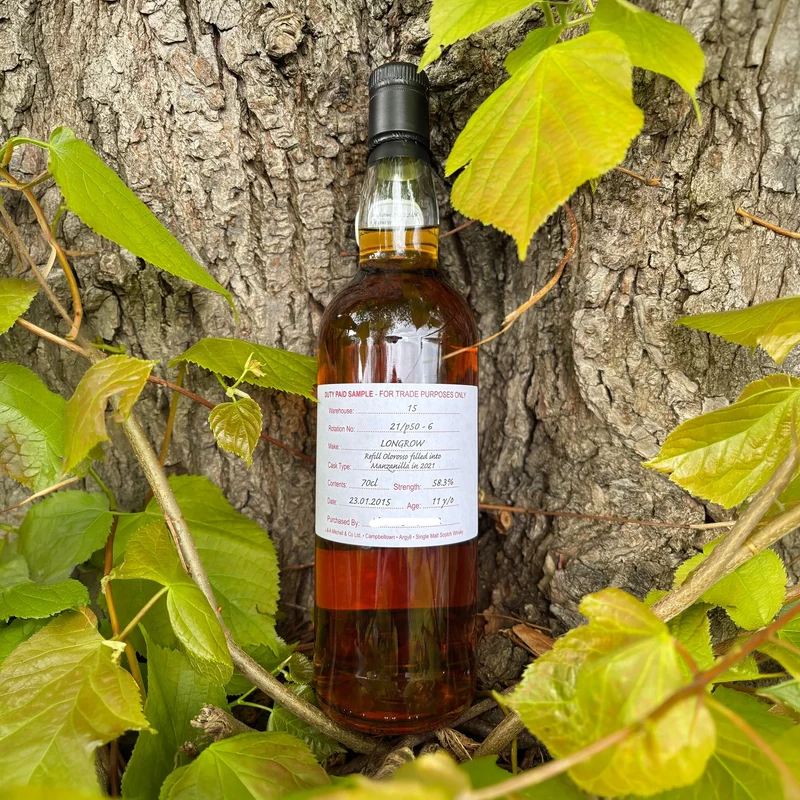 Longrow 11 Year Old Whisky Duty Paid Sample 21/p50-6 58.3%