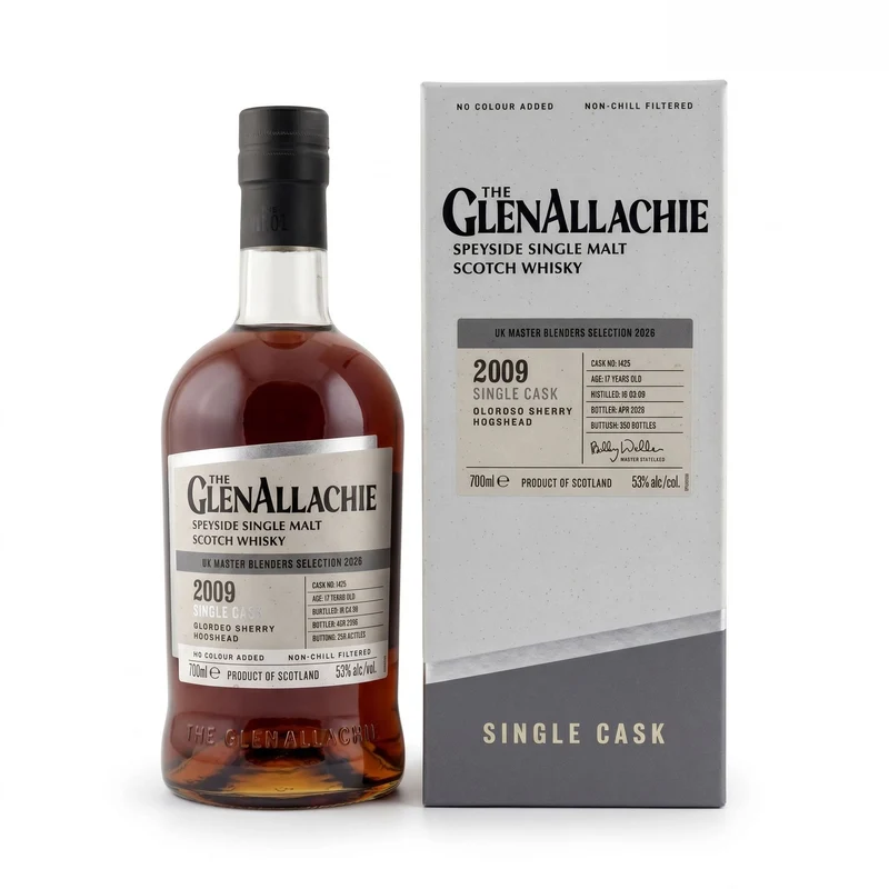 GlenAllachie 2009 17 Year Old Whisky Oloroso Single Cask #1426 53%