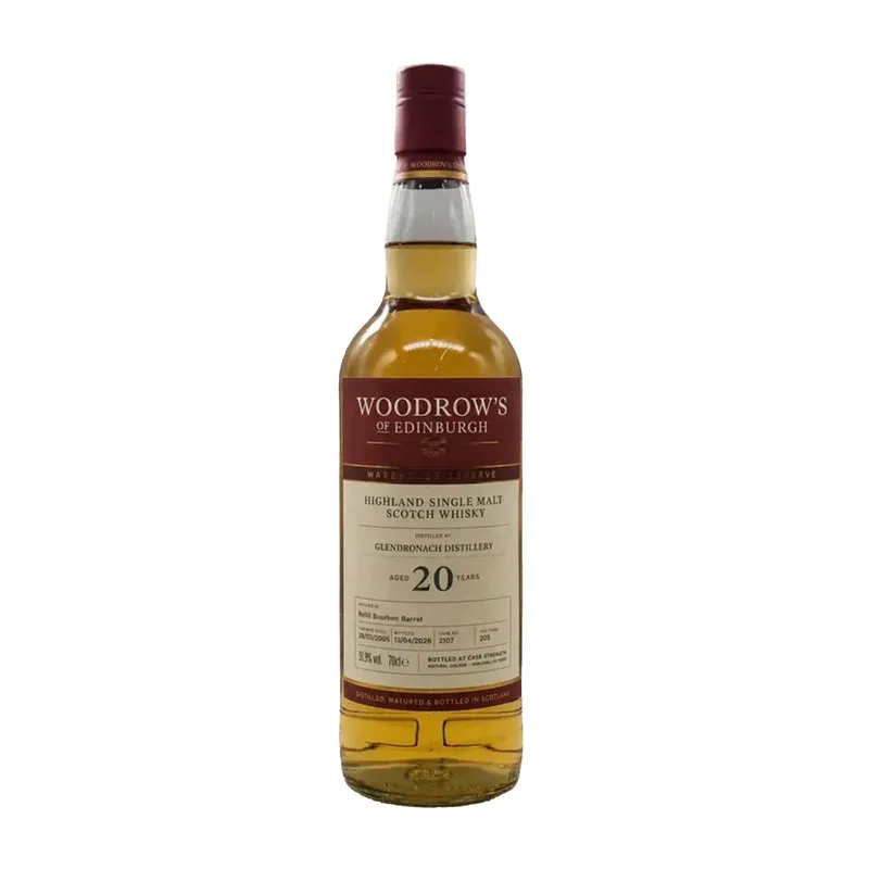 Glendronach 20 Year Old Refill Bourbon Barrel #2107 Woodrow's 51.9%