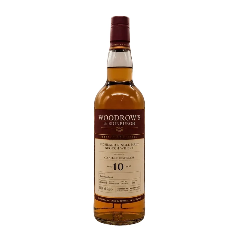 Clynelish 10 Year Old Refill Hogshead Single Cask #307820 Woodrow's 54%