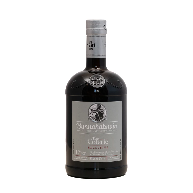 Bunnahabhain Coterie 2026 17 Year Old White Port And Moscatel Cask Finish 50.6%