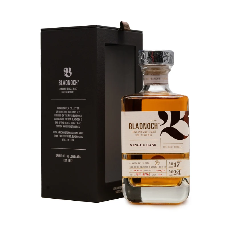 Bladnoch 2017 6 Year Old Canasta Butt Single Cask #267 58.3%