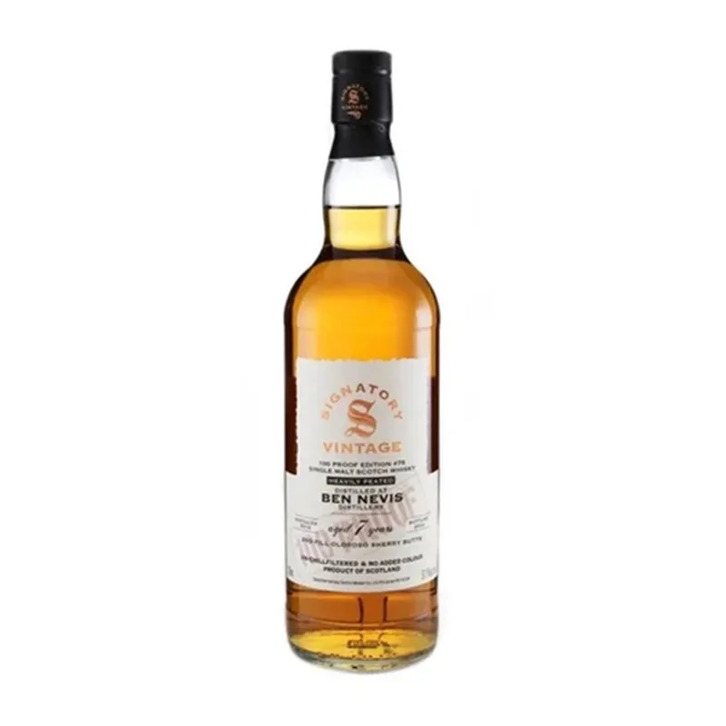 Ben Nevis 7 Year Old Whisky Heavily Peated 2019 100 Proof Edition #75 57.1%