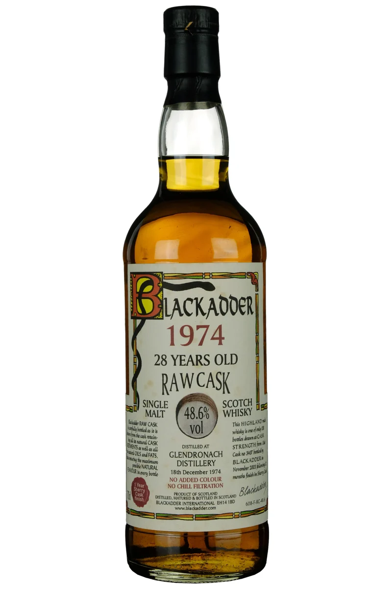 Glendronach 1974-2003 | 28 Year Old Blackadder Raw Cask Single Cask 3407