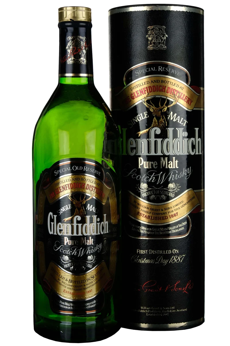 Glenfiddich Special Old Reserve Pure Malt 1990s 1 Litre US Import