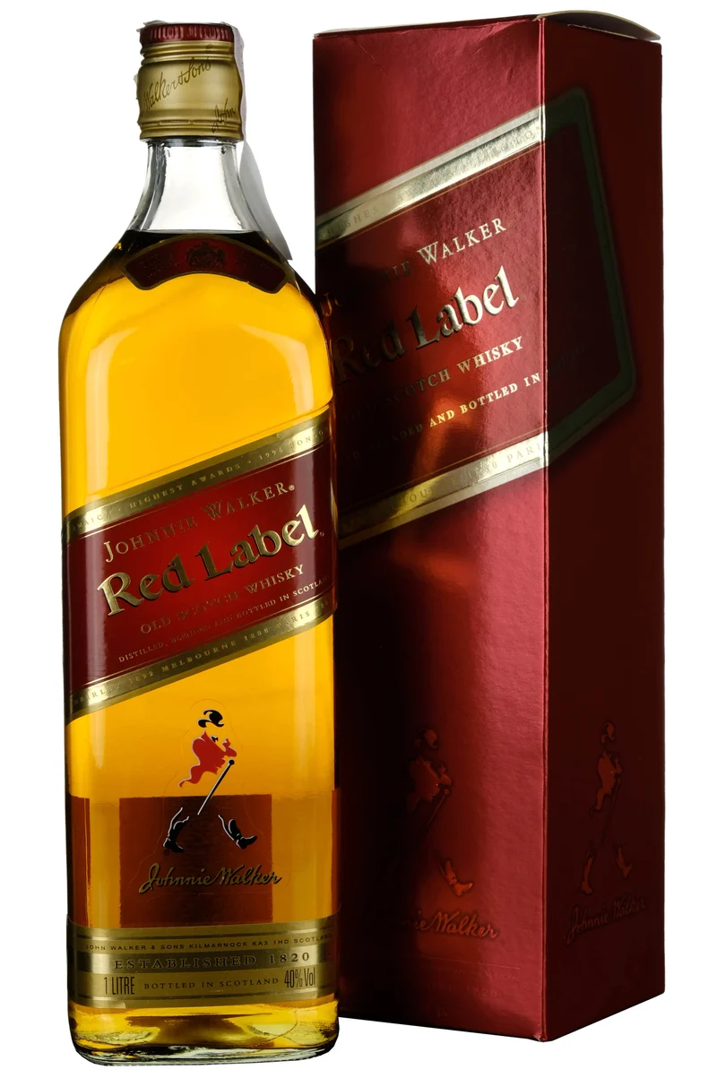 Johnnie Walker Red Label 1 Litre Circa 2000