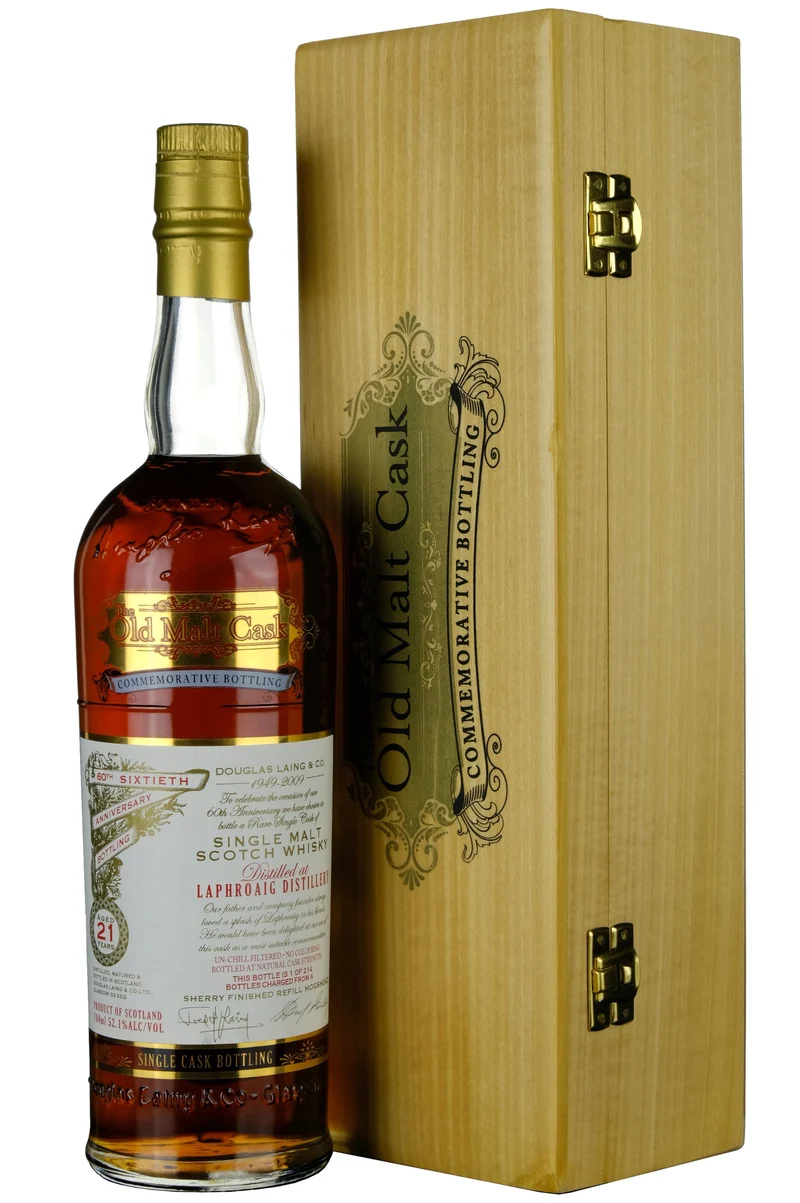 Laphroaig 1988-2009 | 21 Year Old Douglas Laing Old Malt Cask 60th Anniversary Single Cask