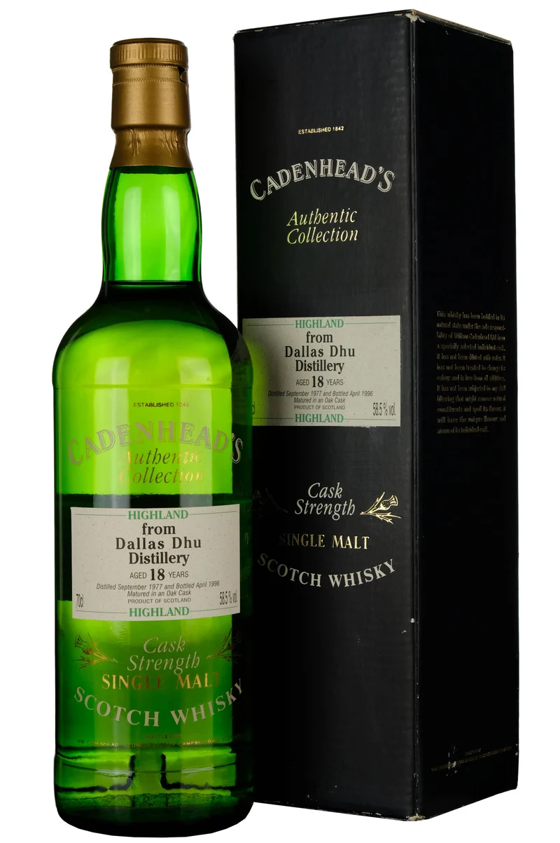 Dallas Dhu 1977-1996 | 18 Year Old Cadenhead's Authentic Collection Single Cask