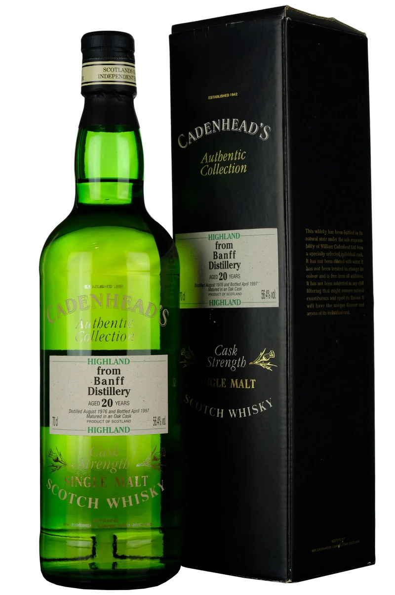 Banff 1976-1997 | 20 Year Old Cadenhead's Authentic Collection Single Cask