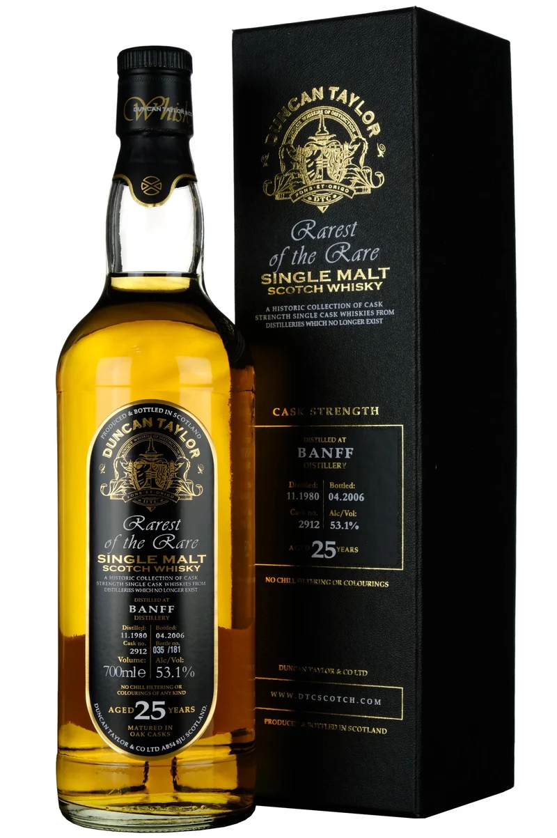 Banff 1980-2006 | 25 Year Old Duncan Taylor Rarest Of The Rare Single Cask 2912