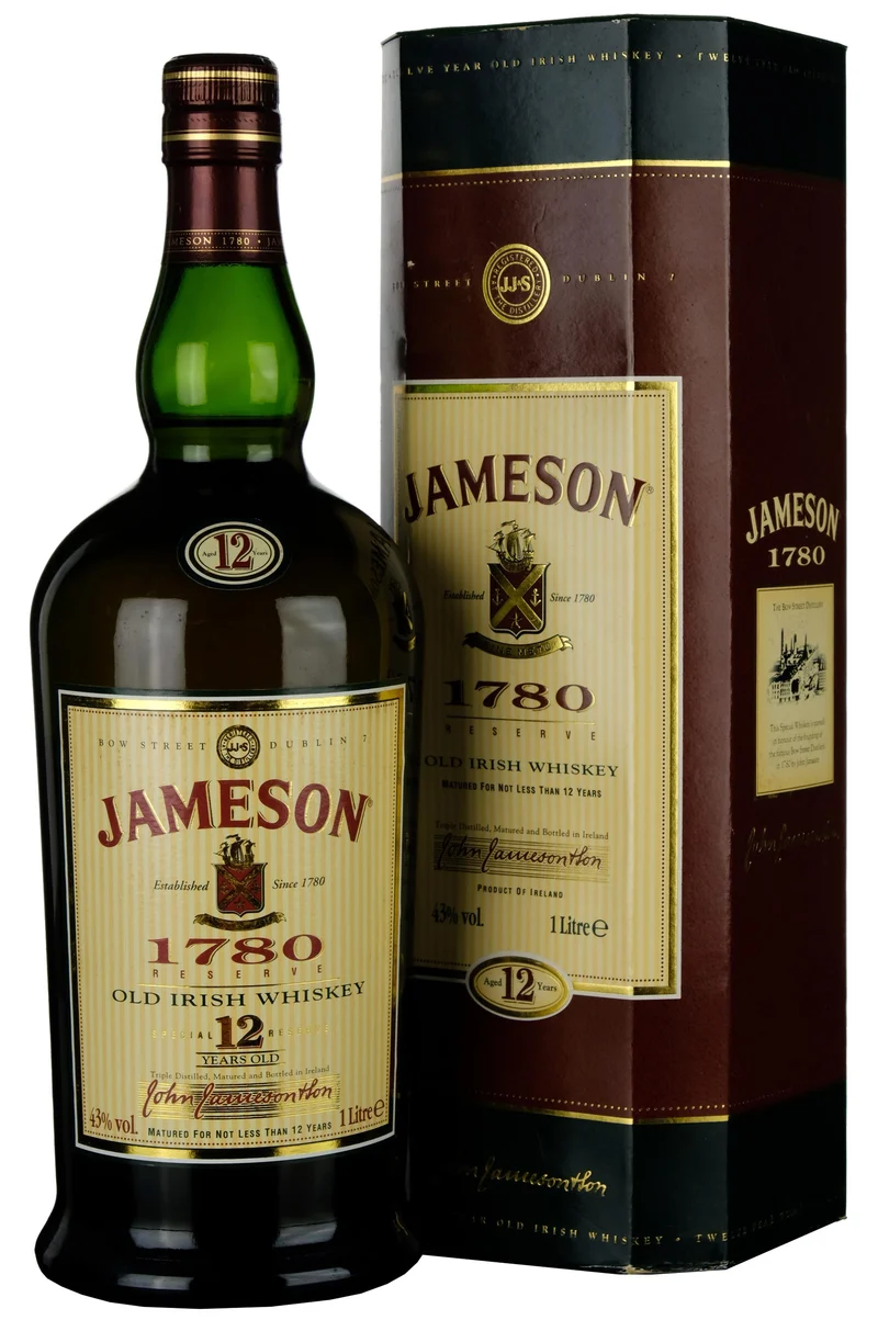 Jameson 12 Year Old Special Reserve 1990s 1 Litre