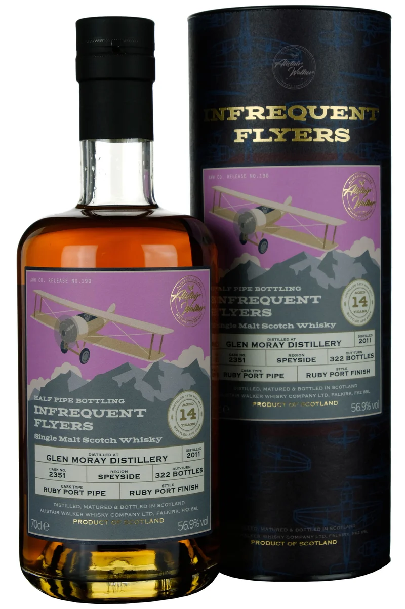 Glen Moray 2011-2026 | 14 Year Old Infrequent Flyers Single Cask 2351