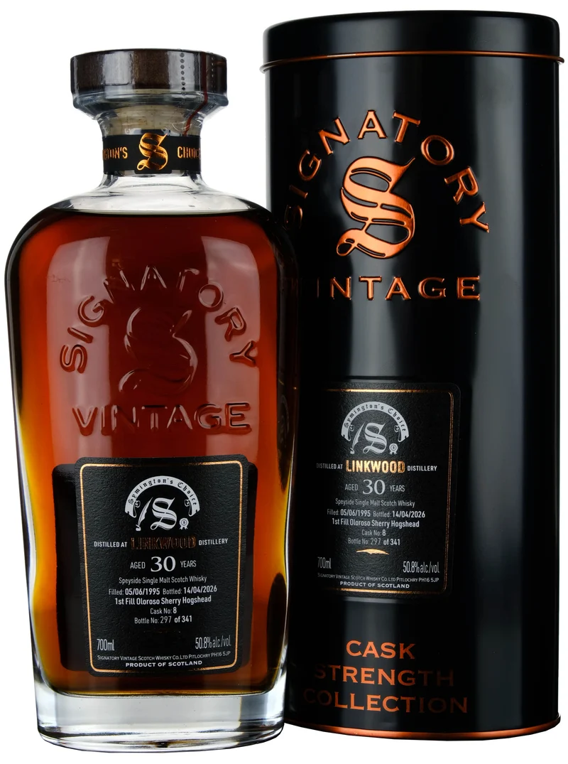 Linkwood 1995-2026 | 30 Year Old Signatory Vintage Symington's Choice Single Cask 8