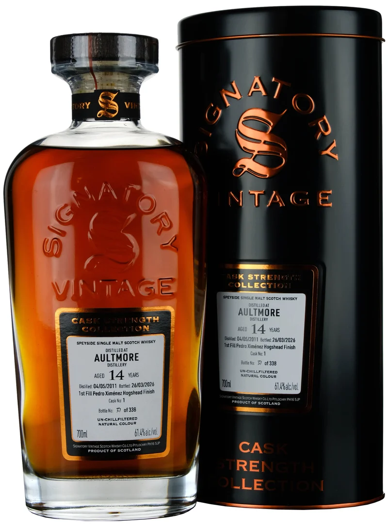 Aultmore 2011-2026 | 14 Year Old Signatory Vintage Cask Strength Collection Single Cask 1