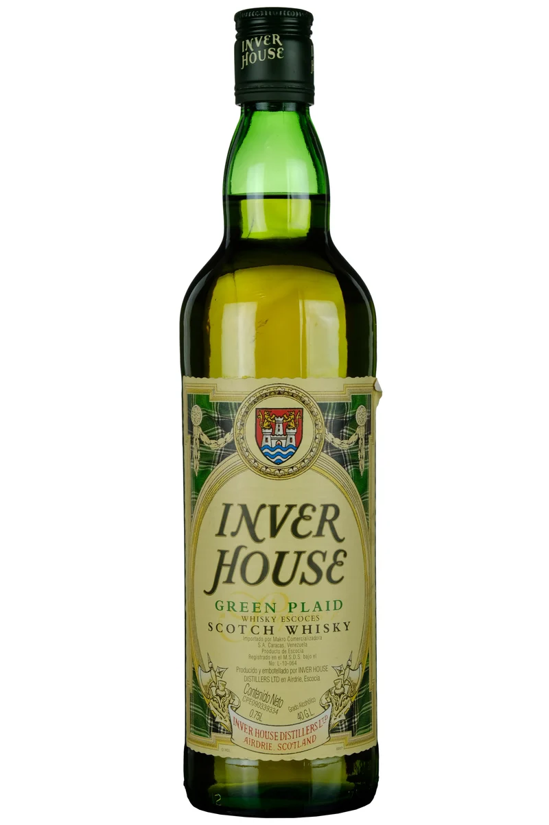 Inver House Green Plaid Circa 2000