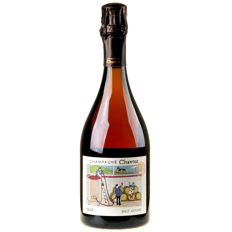Champagne Chavost Rosé de Saignée Brut Nature 2022 white