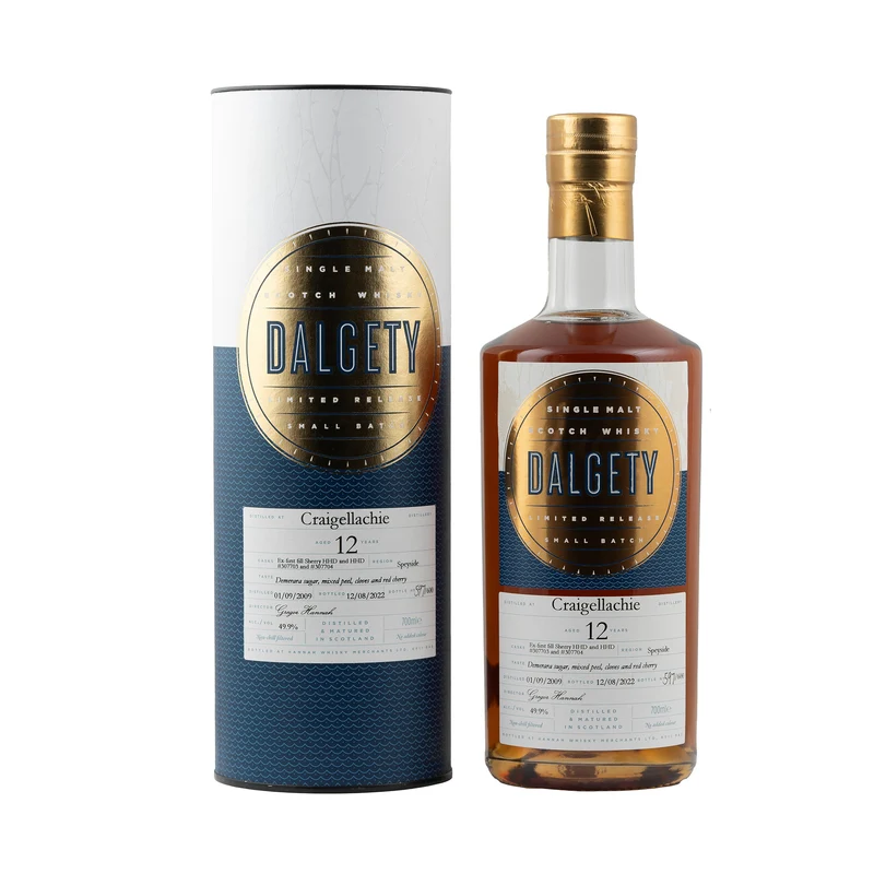 Craigellachie 2009 12 Year Old Single Malt Whisky Dalgety 49.9%