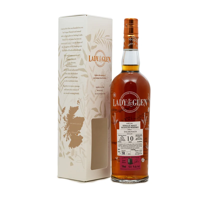Dalmunach 10 Year Old Bourbon Barrel with First Fill ex-Oloroso Barrel Finish #9 63.6%