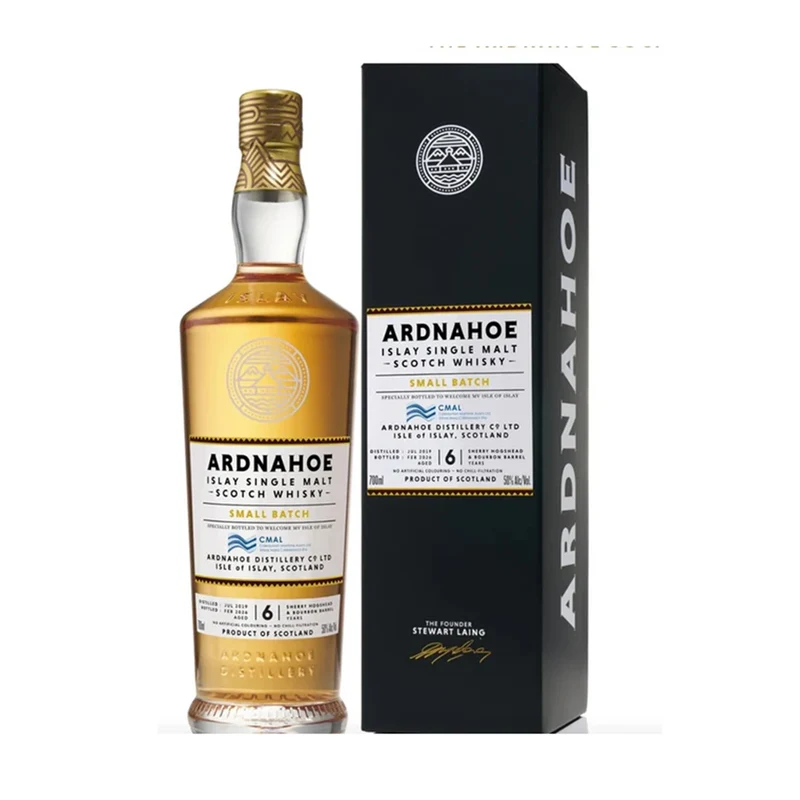 Ardnahoe 6 Year Old Small Batch Single Malt Whisky MV Isle Of Islay 50%