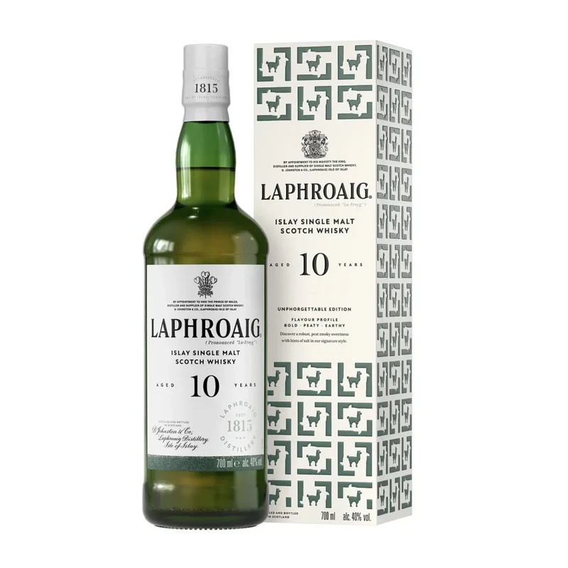 Laphroaig 10 Year Old Single Malt Whisky Unforgettable Edition 40%