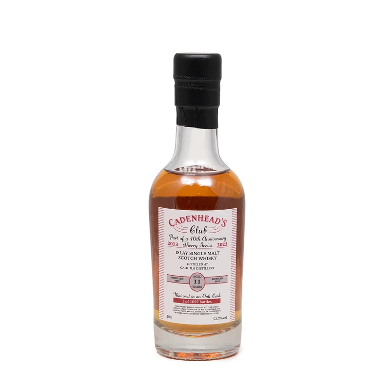 Caol Ila 11 Year Old Whisky Cadenhead's Club 10th Anniversary 52.7%