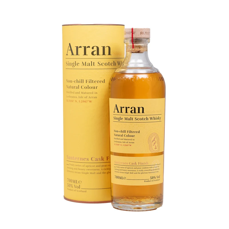 Arran Sauternes Cask Finish Single Malt Whisky 50%