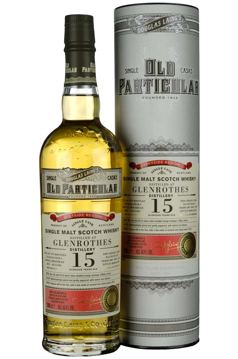 Glenrothes 2007-2022 | 15 Year Old Douglas Laing Old Particular Single Cask DL15581
