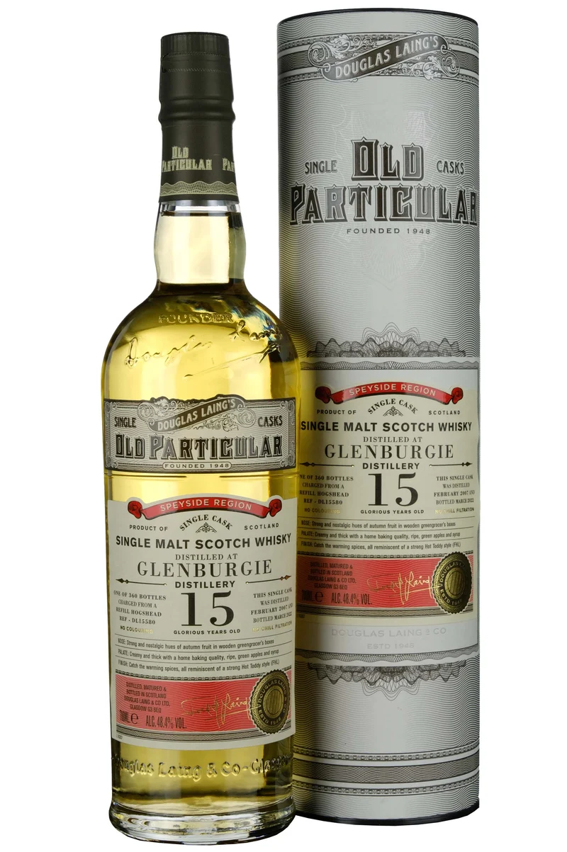 Glenburgie 2007-2022 | 15 Year Old Douglas Laing Old Particular Single Cask DL15580