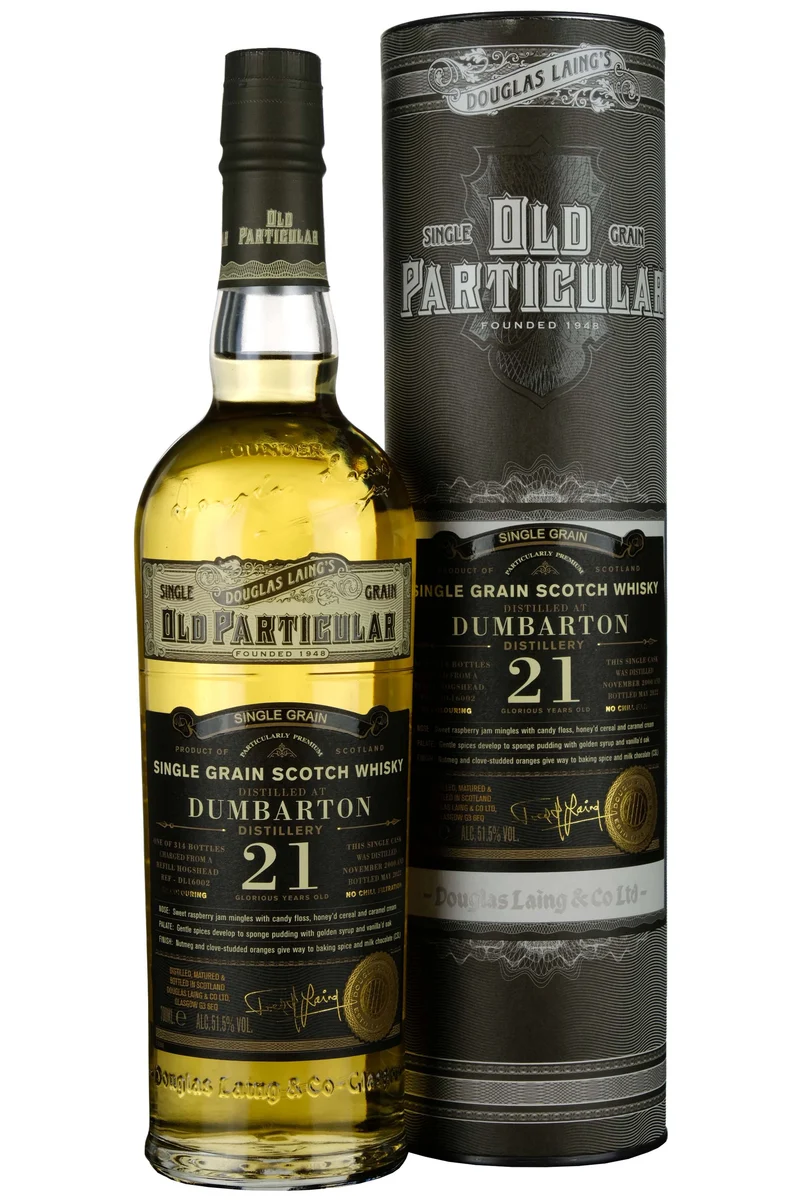 Dumbarton 2000-2022 | 21 Year Old Douglas Laing Old Particular Single Cask DL16002