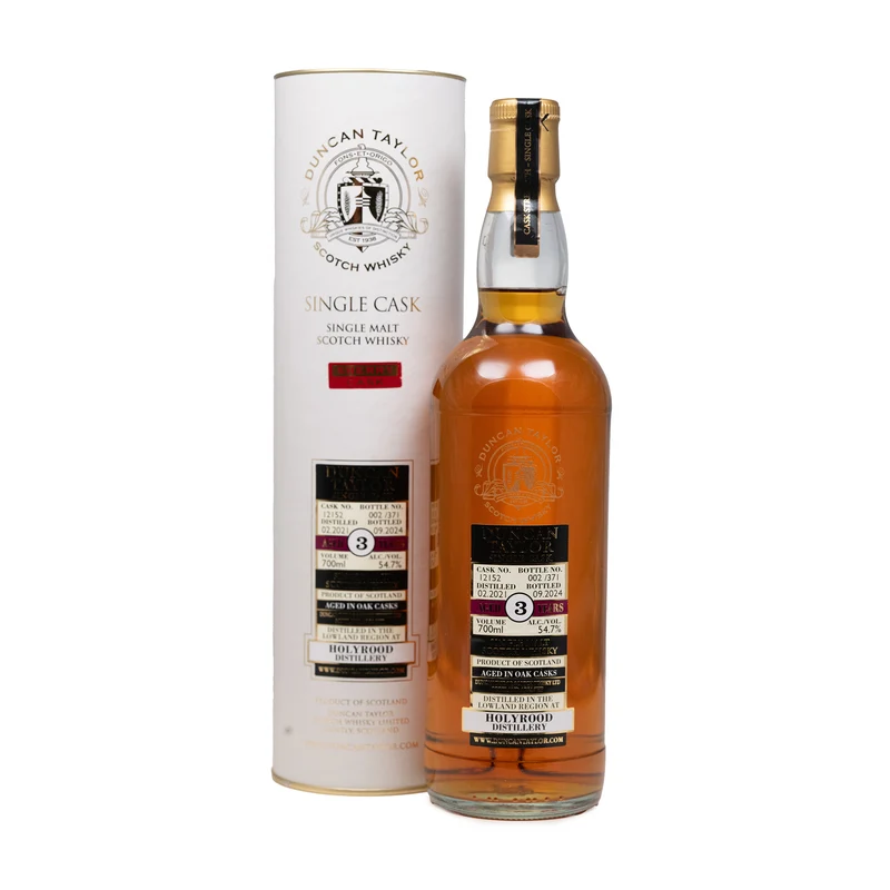 Holyrood 3 Year Old Sherry Cask #12152 Single Malt Whisky 54.7%