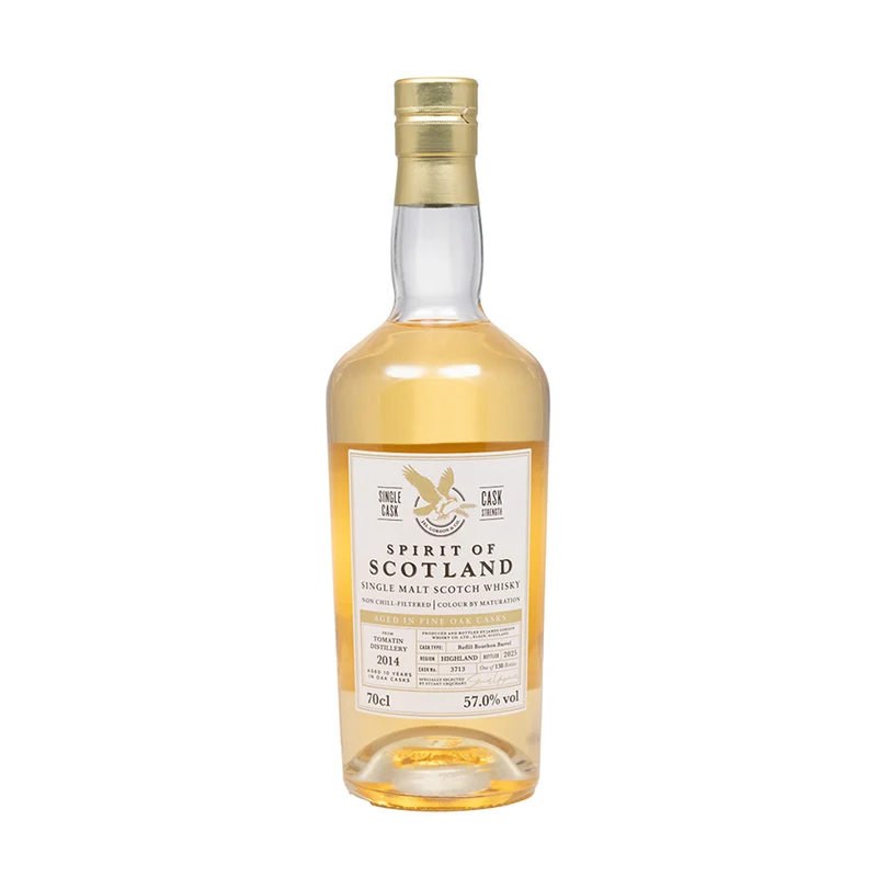 Tomatin 2014 10 Year Old Whisky 1st Refill Bourbon Barrel #3713 57.0%