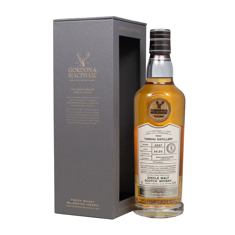 Tamdhu 2007 18 Year Old Whisky Refill Bourbon Barrel #8254 UK Exclusive 54.3%