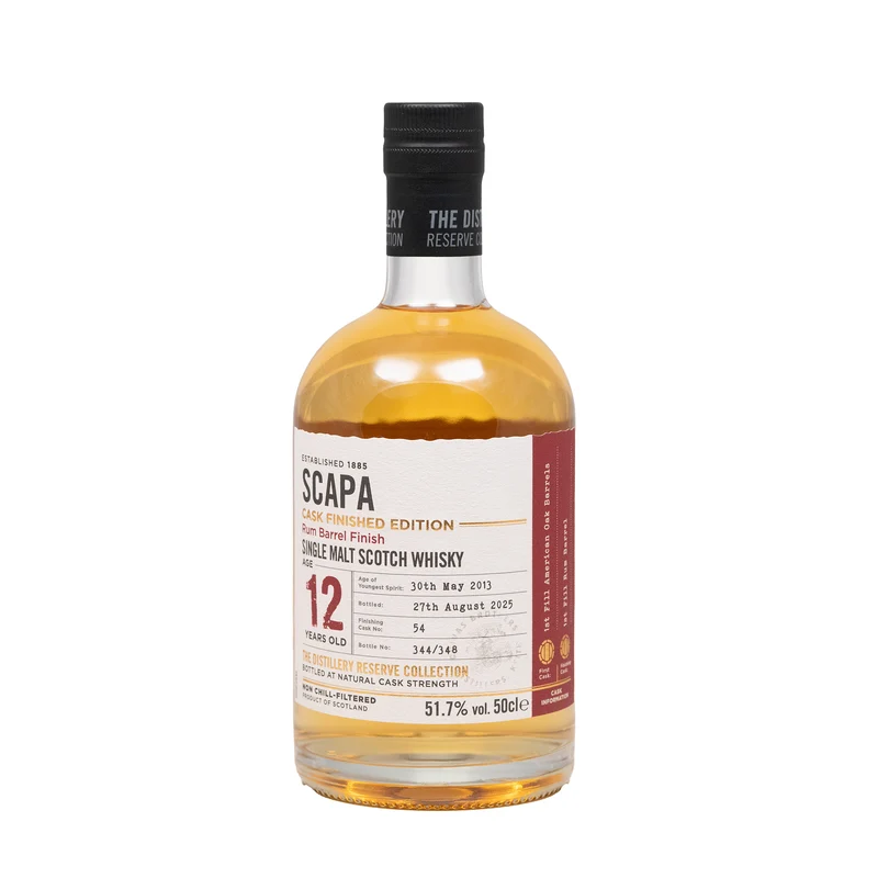 Scapa 12 Year Old Whisky 2013 Rum Barrel Finish Cask #54 51.7%
