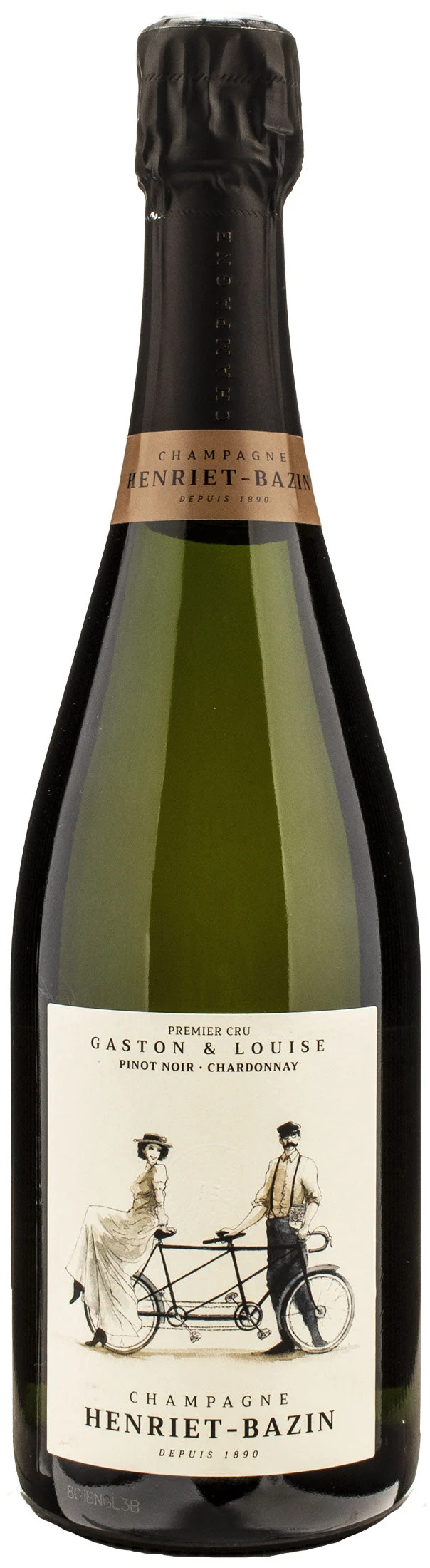 Henriet Bazin Champagne 1er Cru Pinot Noir Chardonnay Cuvee Gaston & Louise Brut Nature