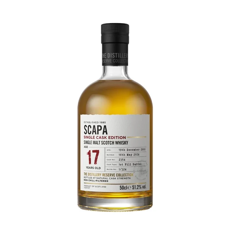 Scapa 2006 17 Year Old Whisky 1st Fill Barrel #2354 51.2%