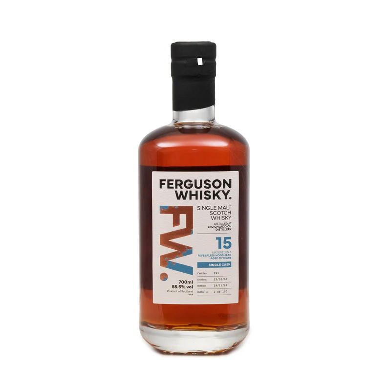 Bruichladdich 15 Year Old Rivesaltes Single Cask Ferguson Whisky 55.5%