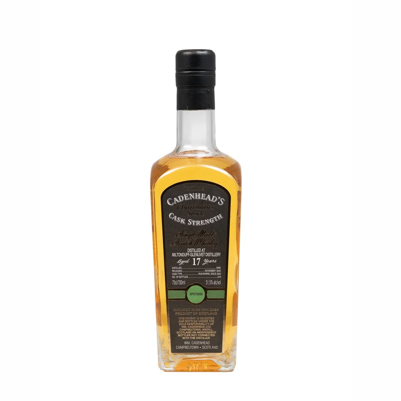 Miltonduff-Glenlivet 17 Year Old Whisky Rum Barrel 51.5%