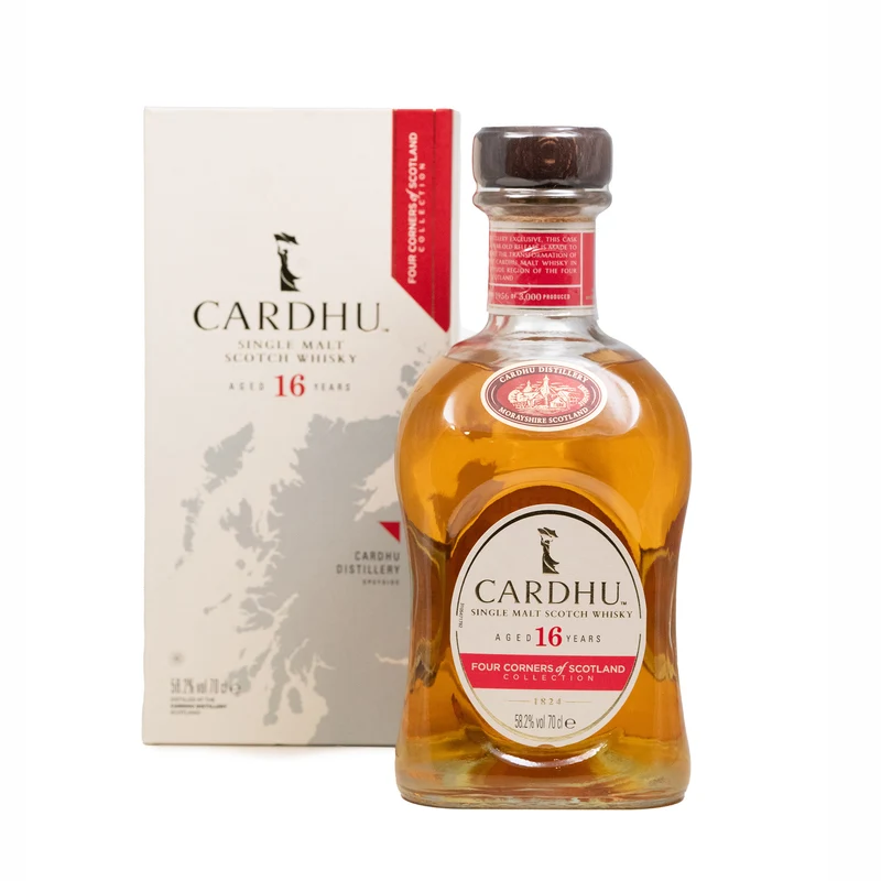 Cardhu 16 Year Old Single Malt Whisky Four Corners Of Scotland 58.2%