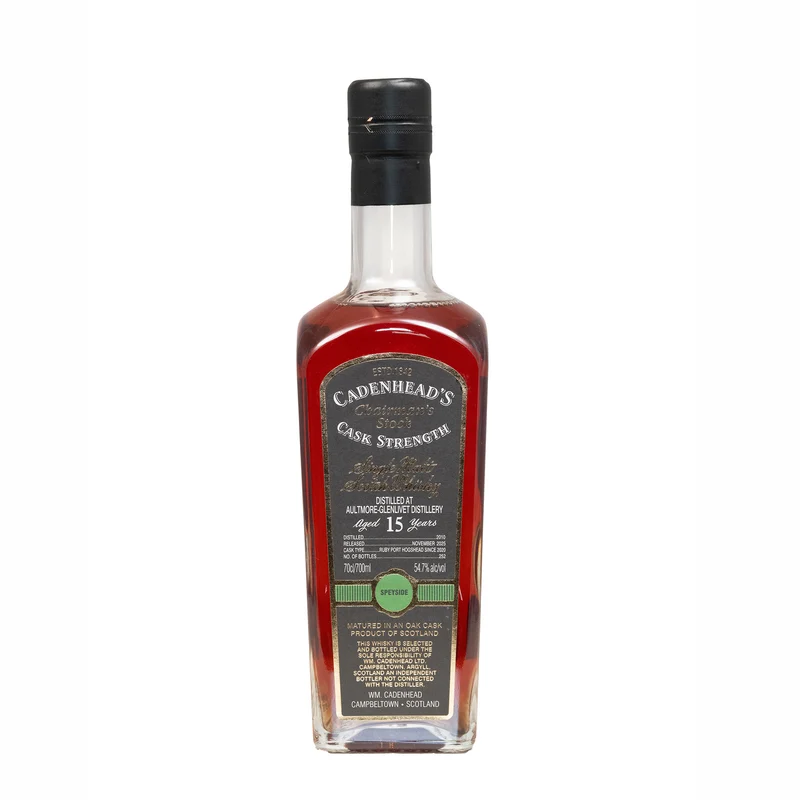 Aultmore-Glenlivet 2010 15 Year Old Whisky Ruby Port HHD 54.7%