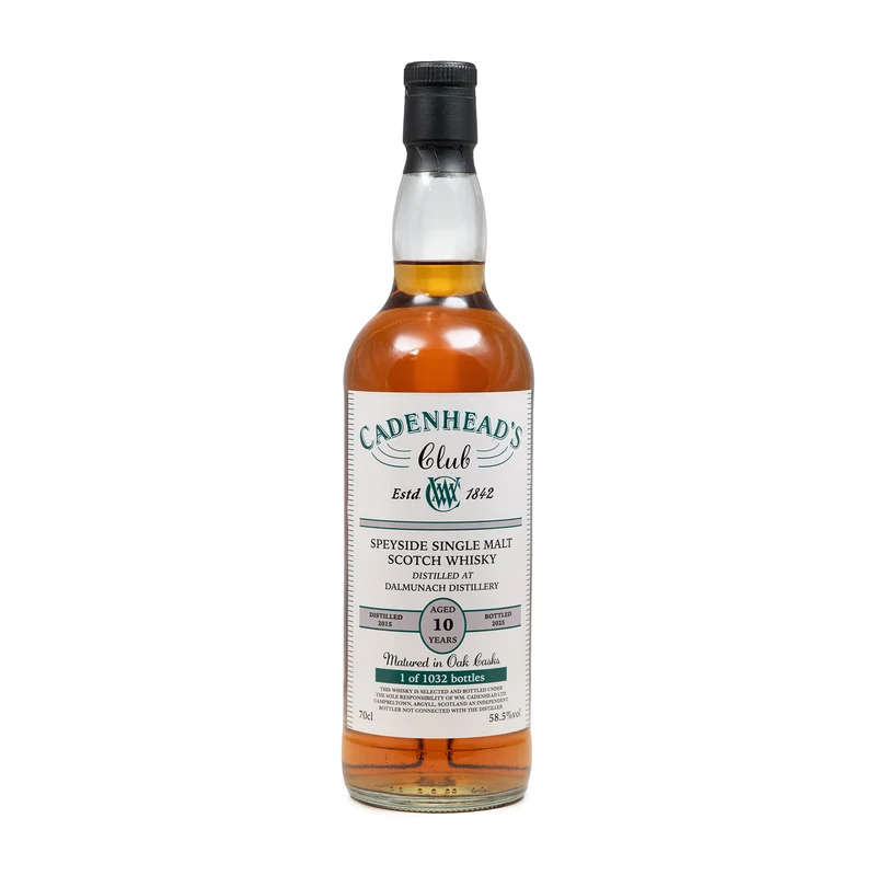 Dalmunach 10 Year Old Whisky Cadenhead Club Release 2025 58.5%