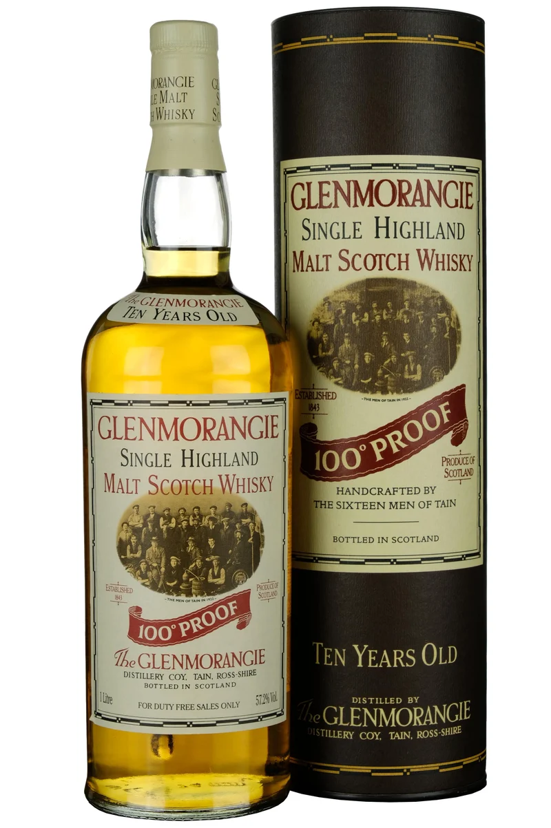 Glenmorangie 10 Year Old 1990s 100 Proof
