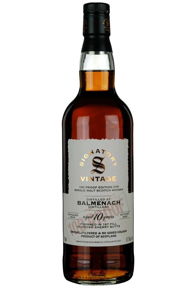Balmenach 2016-2026 | 10 Year Old Signatory Vintage 100 Proof Edition 79