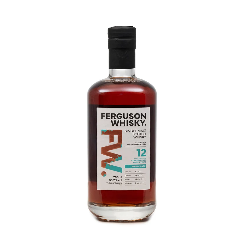 Speyside 12 Year Old Whisky PX Single Cask Ferguson Whisky 55.7%